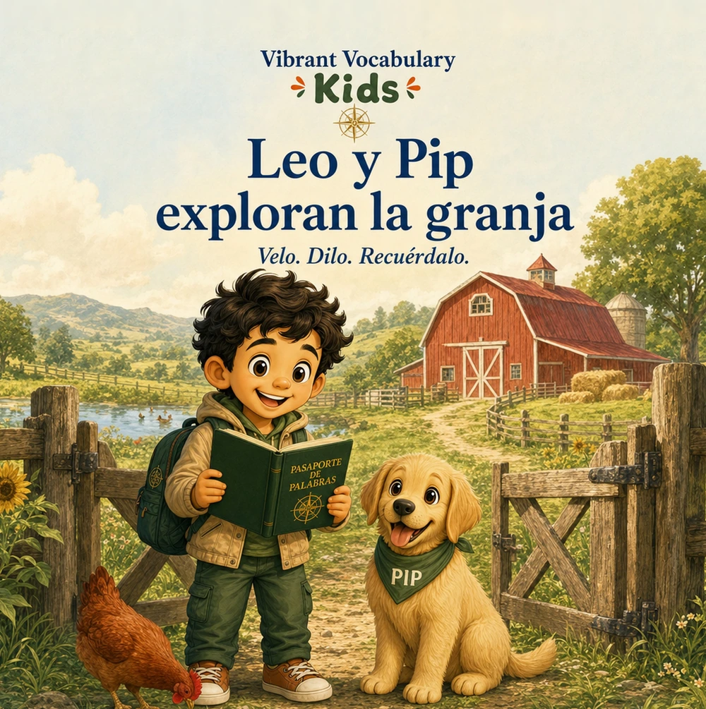 Leo y Pip exploran la granja
