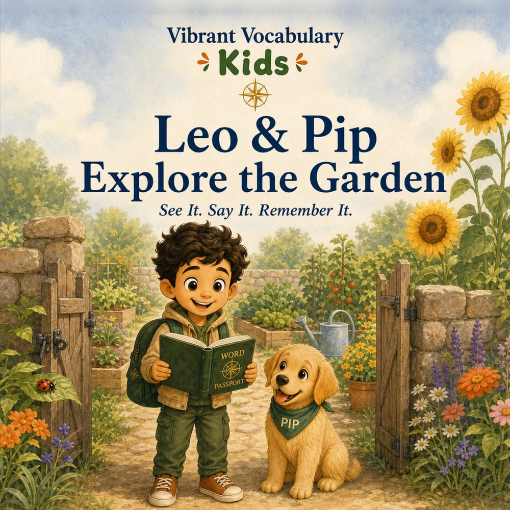 Leo & Pip Explore the Garden